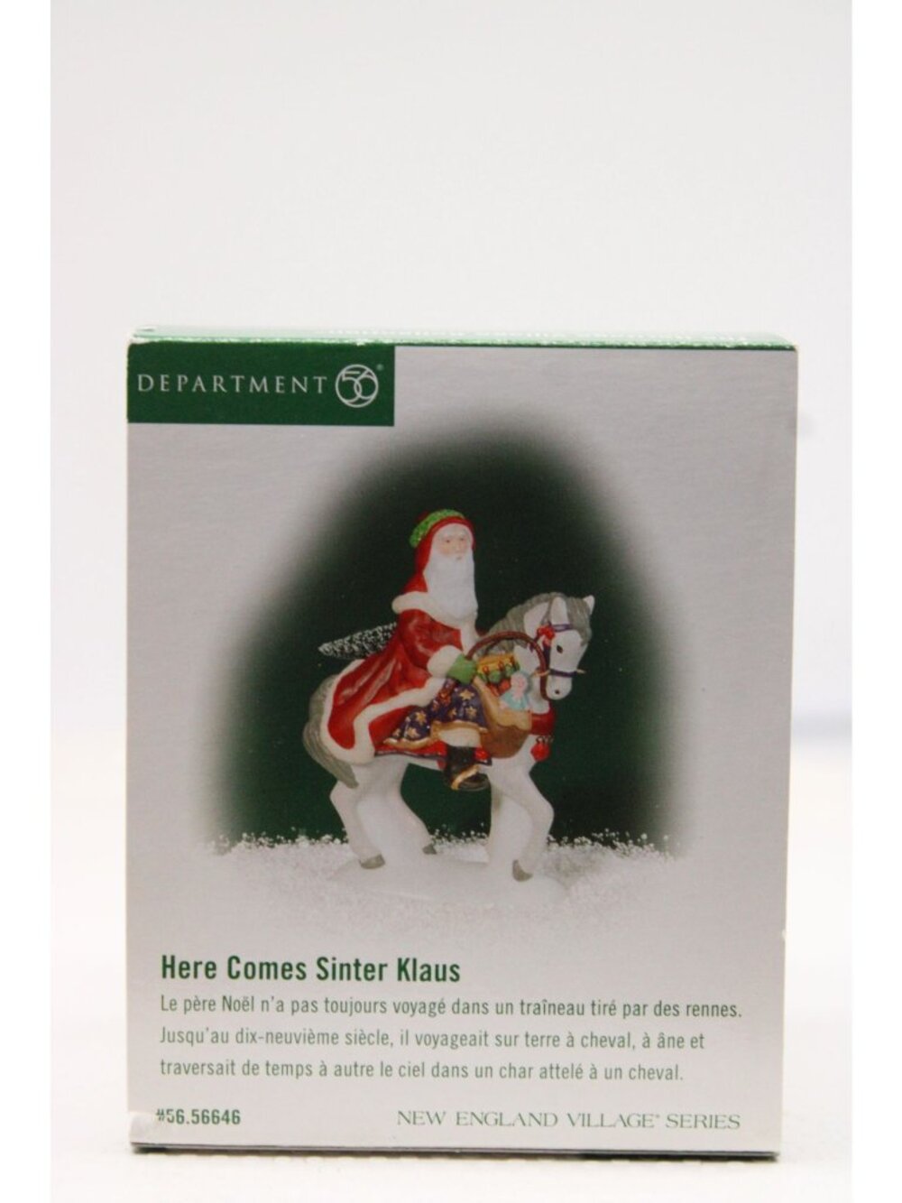 Dept 56 New England Village - Here Comes Sinter Claus